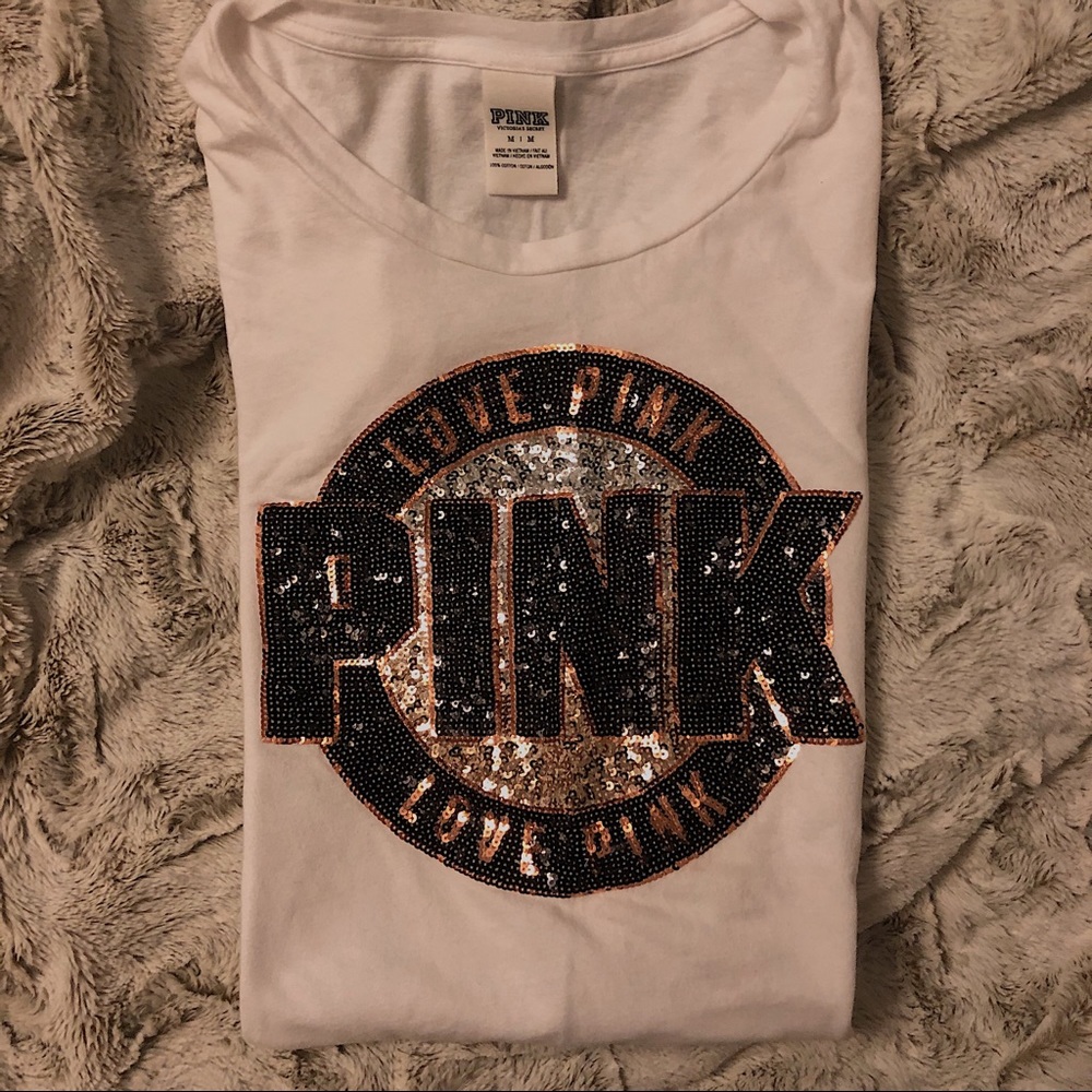 VSPINK SPARKLE TEE
